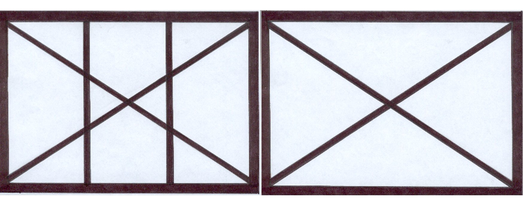 Fachwerk Andreaskreuz