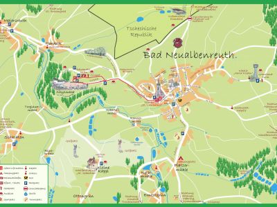 Ortsplan Rund um das Sibyllenbad