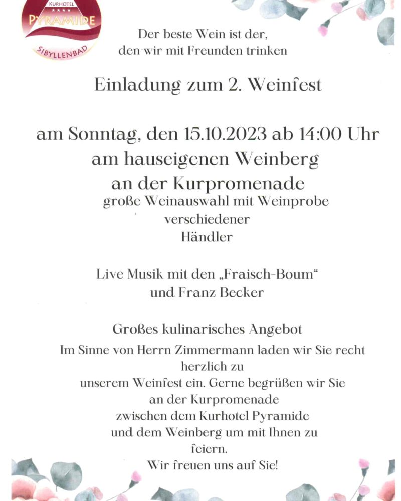 Einladung Weihnfest