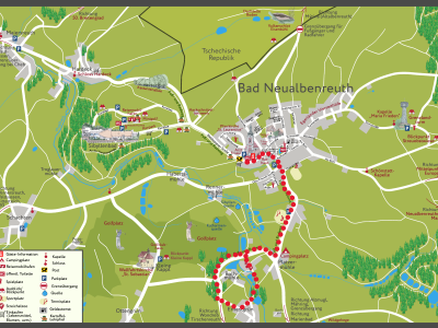 Ortsplan Route Ernestgrün