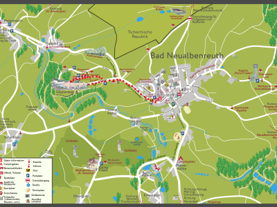 Ortsplan Route Sibyllenbad